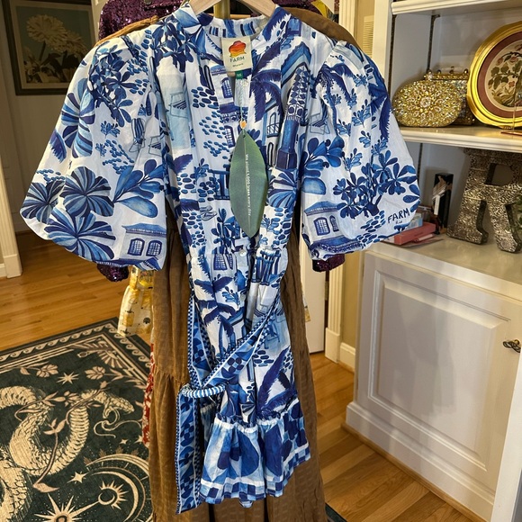 Farm Rio Sweet Rio Mini Dress NWT - Picture 5 of 7